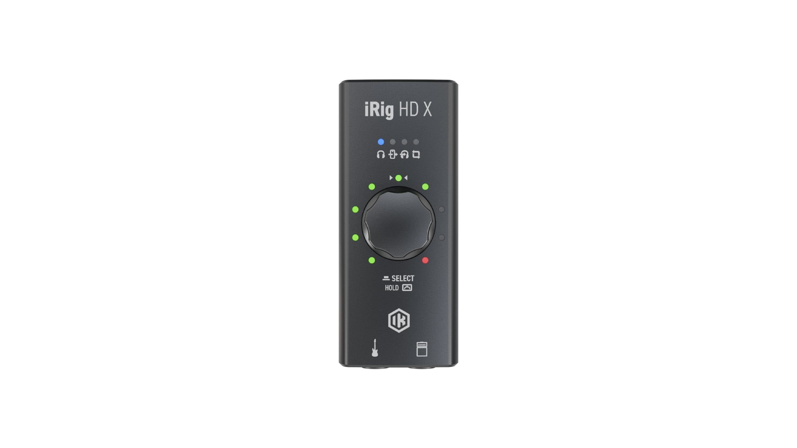 IK MULTIMEDIA iRig HD X - Interfaccia audio universale per chitarra/basso - sistemi iOS, PC e MAC