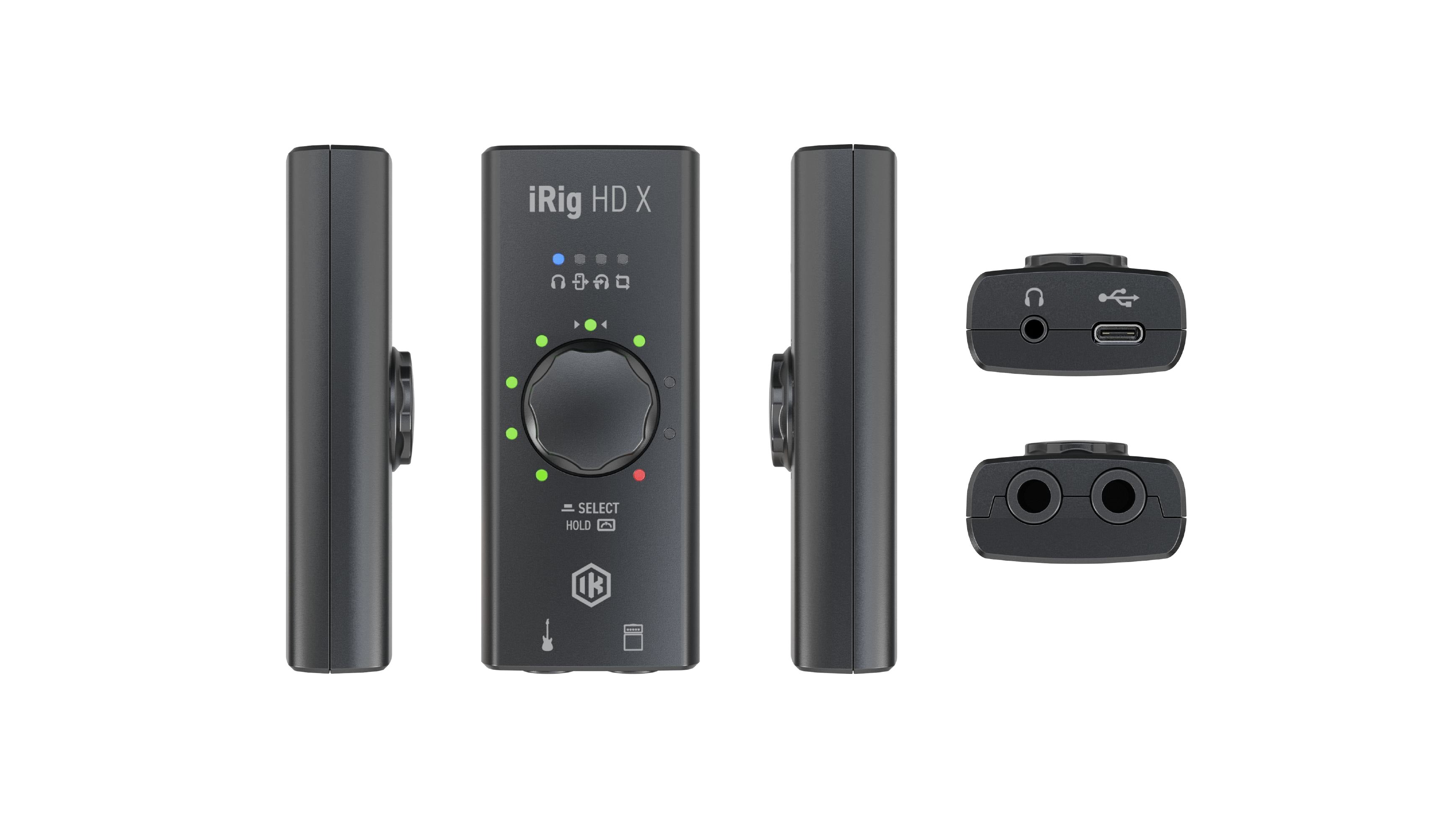 IK MULTIMEDIA iRig HD X - Interfaccia audio universale per chitarra/basso - sistemi iOS, PC e MAC