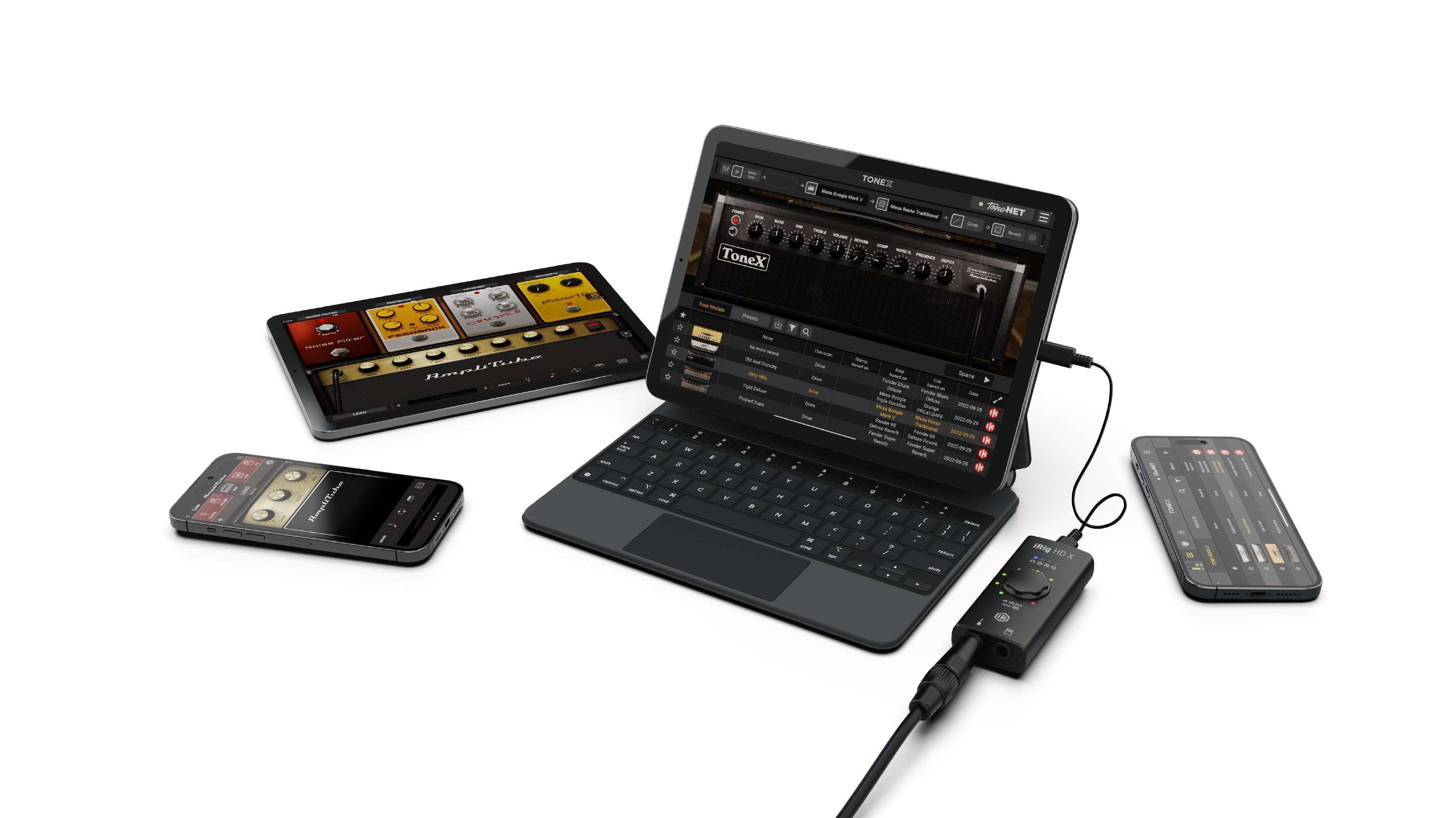 IK MULTIMEDIA iRig HD X - Interfaccia audio universale per chitarra/basso - sistemi iOS, PC e MAC