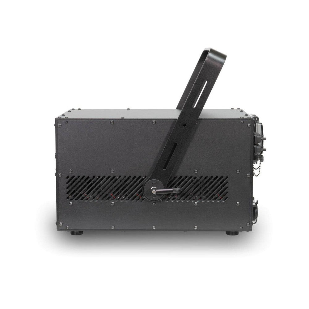 Sistema láser de diodo RGB Laserworld de 30 000 mW con carcasa exterior IP65, placa base ShowNET integrada, escáneres de 30 kpps, 5,5 mm /