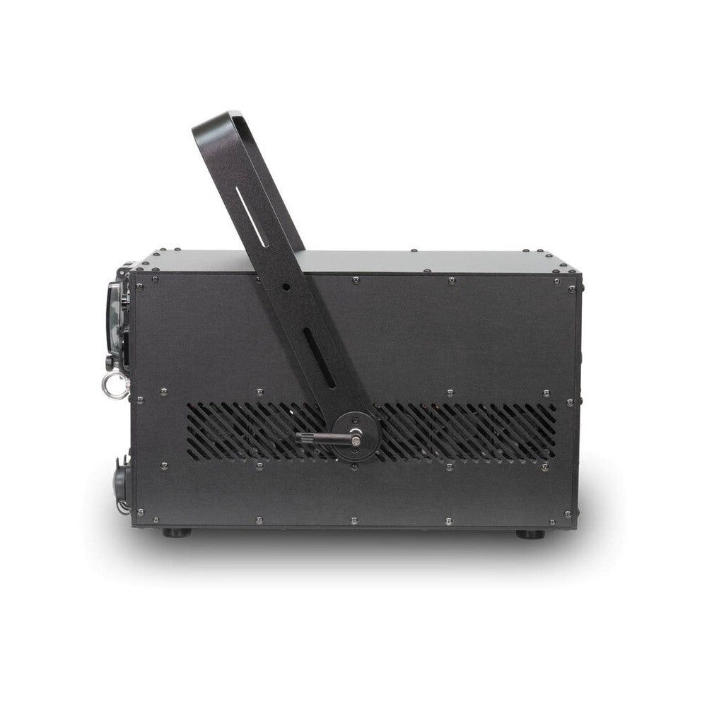 Sistema láser de diodo RGB Laserworld de 30 000 mW con carcasa exterior IP65, placa base ShowNET integrada, escáneres de 30 kpps, 5,5 mm /