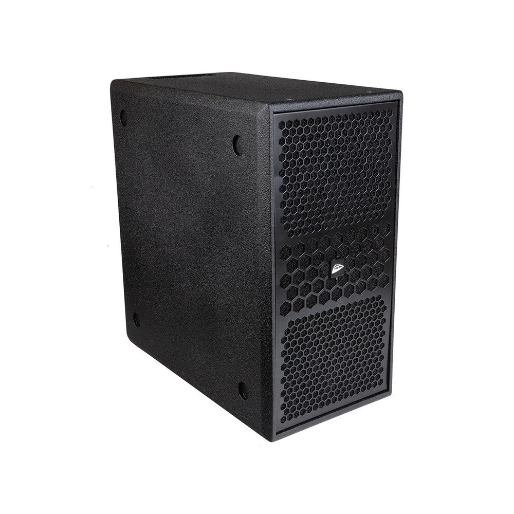 JB Systems Dual‑8" active subwoofer with 300 W RMS Class‑D amplification stage, built‑in DSP, lightweight plywood cabinet