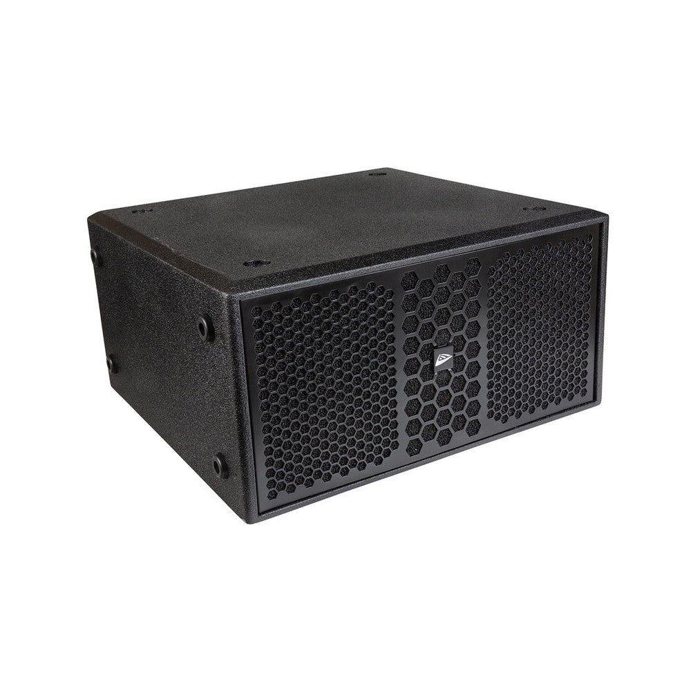 JB Systems Dual-8" active subwoofer with 300 W RMS Class-D amplification stage, built-in DSP, lightweight plywood cabinet