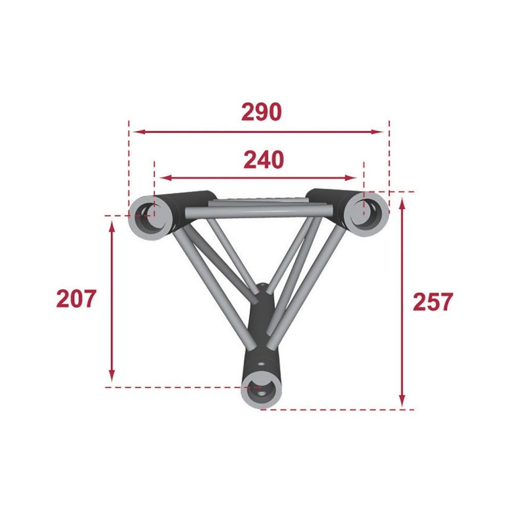 Contestage PT29-200 2m Triangular Truss