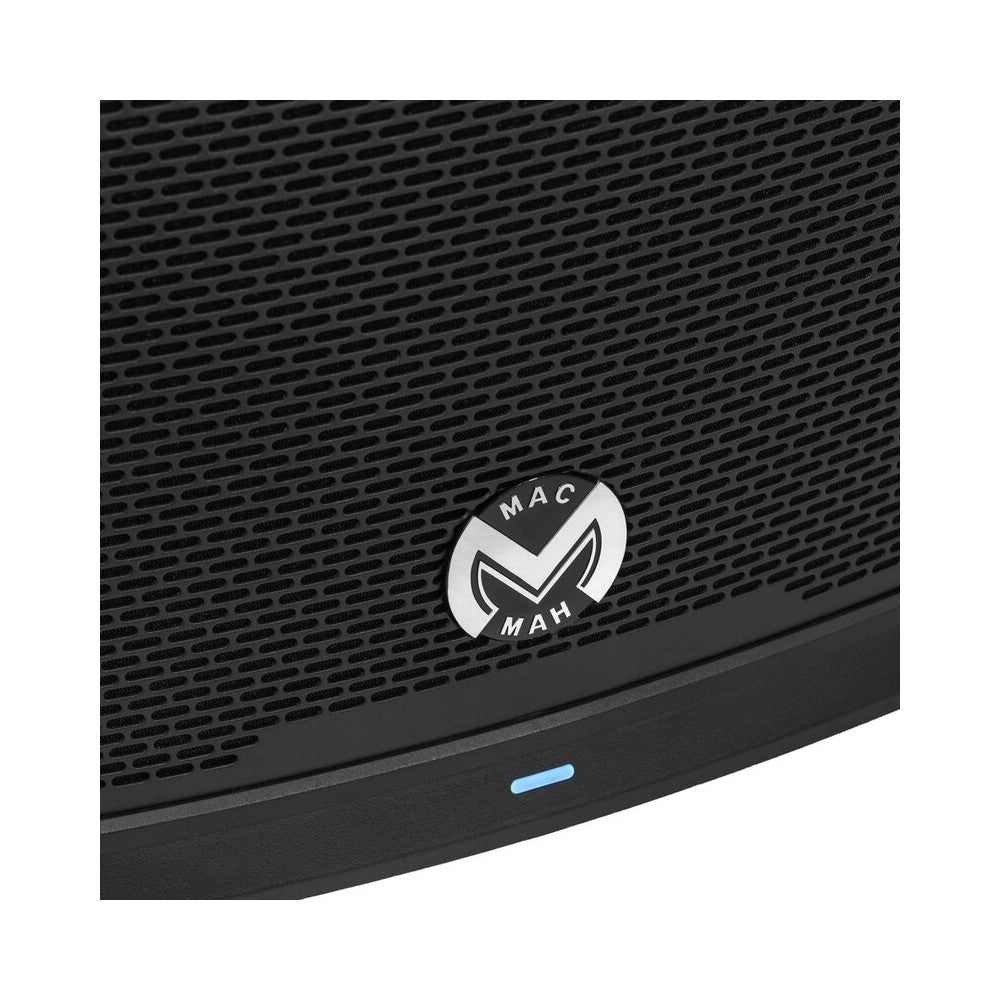 Mac Mah 1000 W floorstanding PA system with DSP, 12" subwoofer + 4 × 4" + 1 × 1" satellite, Bluetooth 5.2 TWS, 4-input mixer