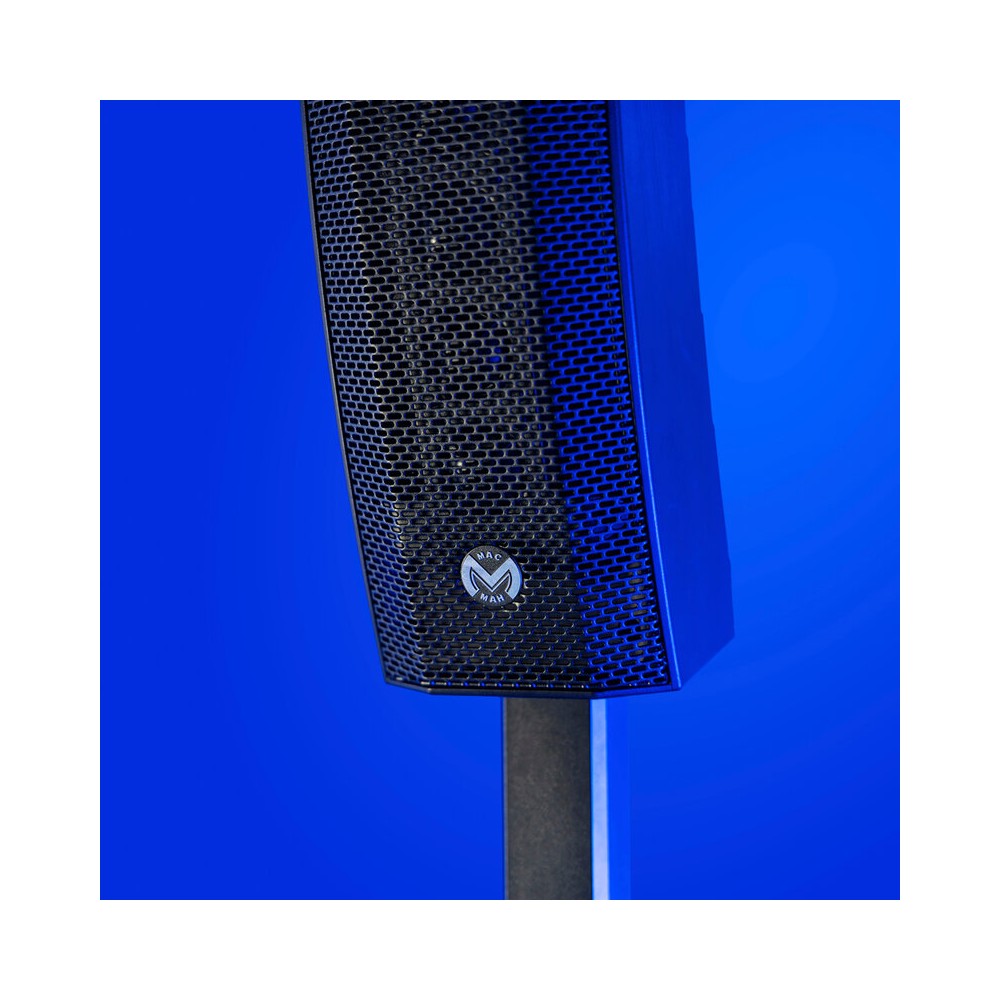 Mac Mah 1000 W floorstanding PA system with DSP, 12" subwoofer + 4 × 4" + 1 × 1" satellite, Bluetooth 5.2 TWS, 4-input mixer