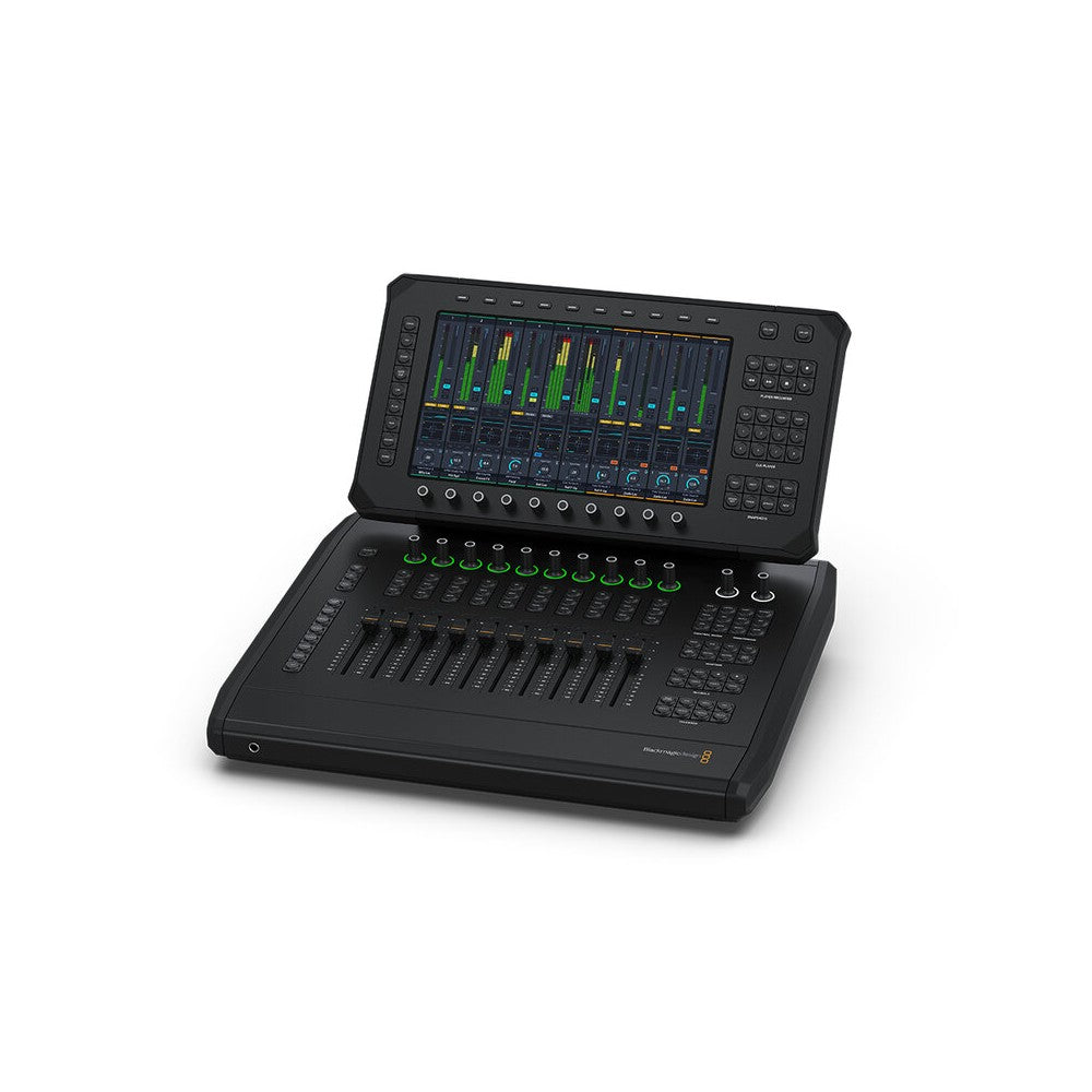 Blackmagic Design Compact desktop control surface, 10 motorized faders, 11.6" touchscreen for real‑time control of channel proce