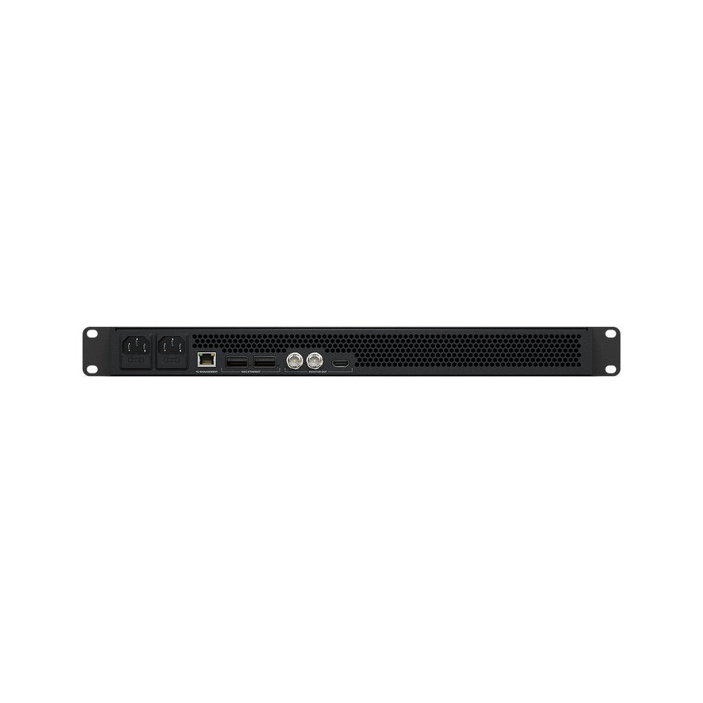 Blackmagic Design High‑performance 48 TB network storage, dual independent 100G Ethernet, flash RAID core, RAID 5 protection, HD