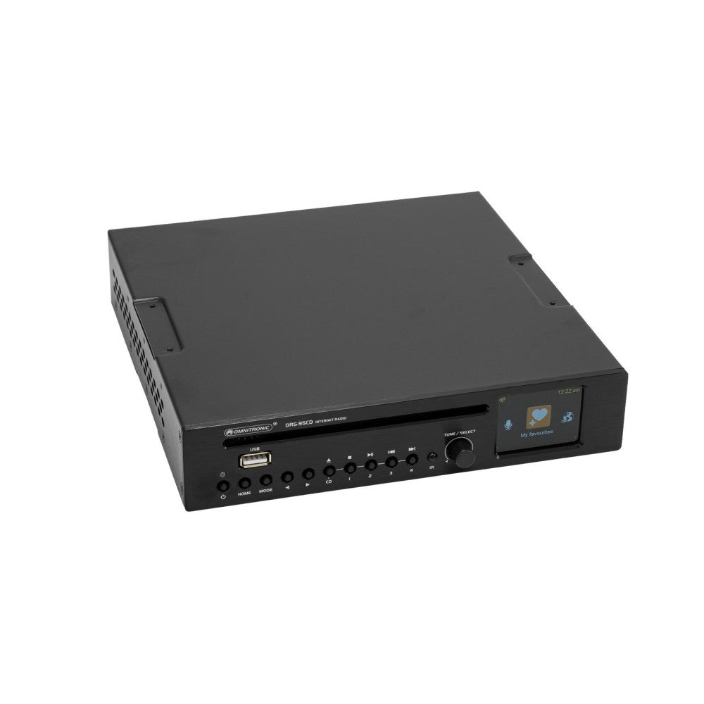 OMNITRONIC DRS-95CD Radio por Internet con DAB+, Bluetooth y reproductor de CD