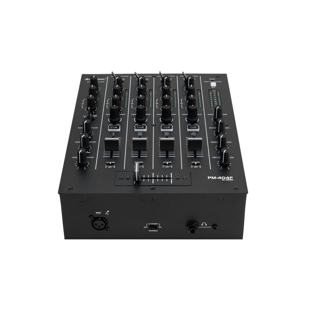 OMNITRONIC PM-404F Mezclador de DJ de 4 canales con filtro y Bluetooth