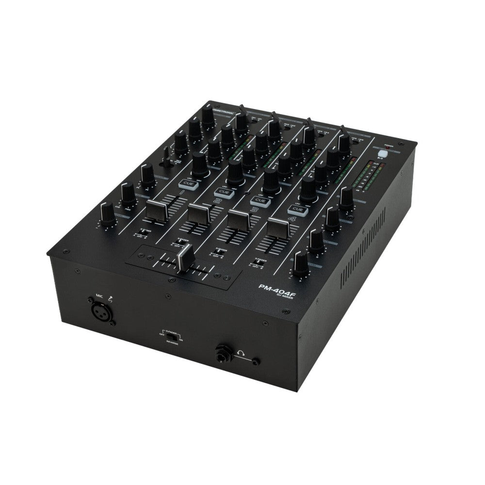OMNITRONIC PM-404F Mezclador de DJ de 4 canales con filtro y Bluetooth