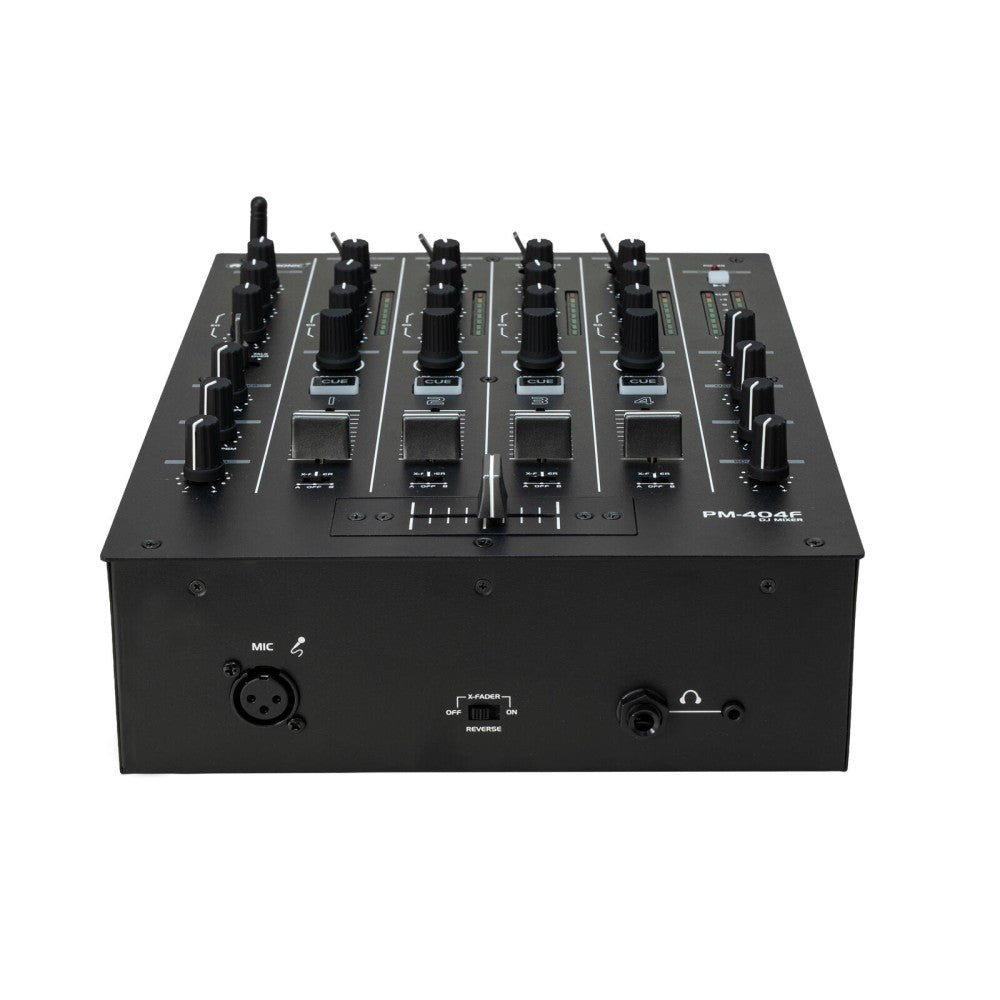 OMNITRONIC PM-404F Mezclador de DJ de 4 canales con filtro y Bluetooth