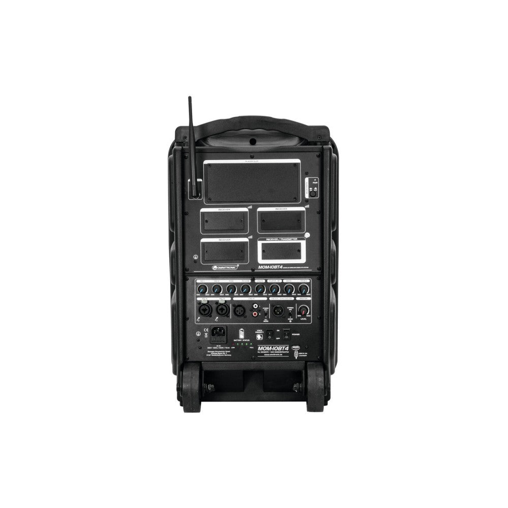 OMNITRONIC Set PA MOM-10BT4 + Reproductor de CD + DAD