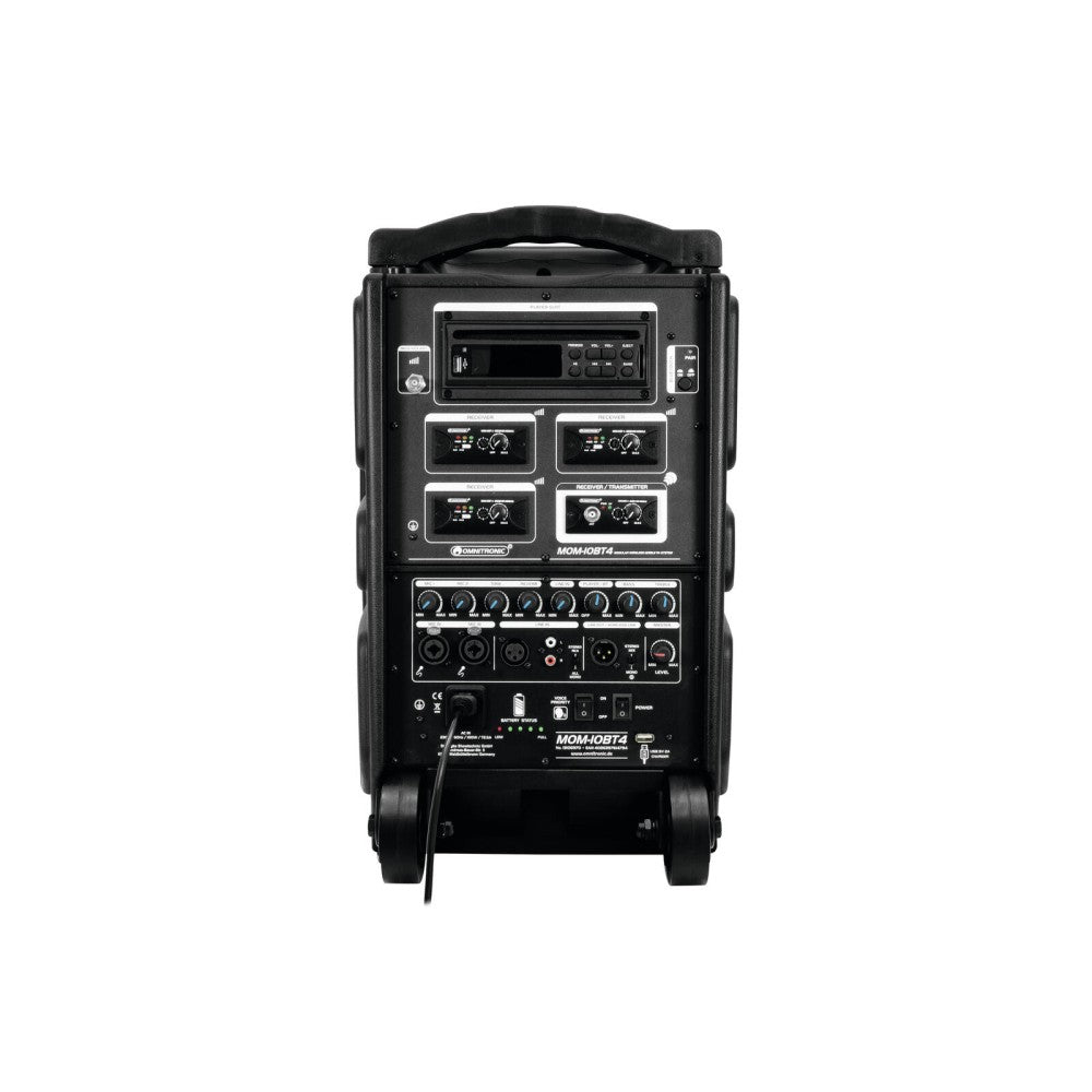 OMNITRONIC Set PA MOM-10BT4 + Reproductor de CD + DAD