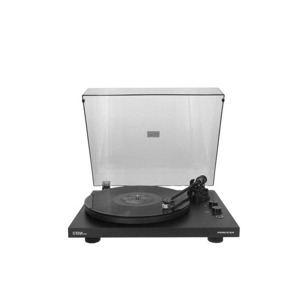 Enova Hifi Tocadiscos Hi-Fi con transmisión por correa, Bluetooth y USB, preamplificador RIAA integrado, cartucho Audio Technica AT3600L, ma