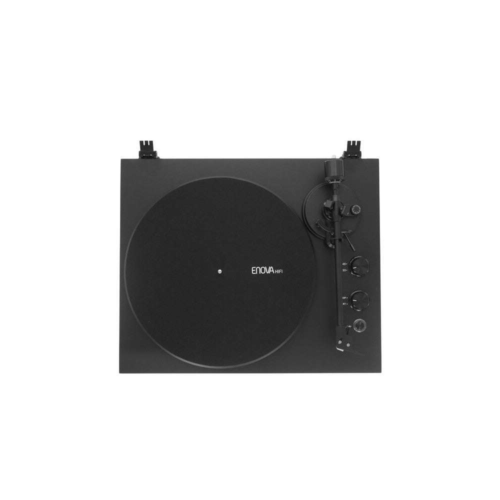 Enova Hifi Tocadiscos Hi-Fi con transmisión por correa, Bluetooth y USB, preamplificador RIAA integrado, cartucho Audio Technica AT3600L, ma