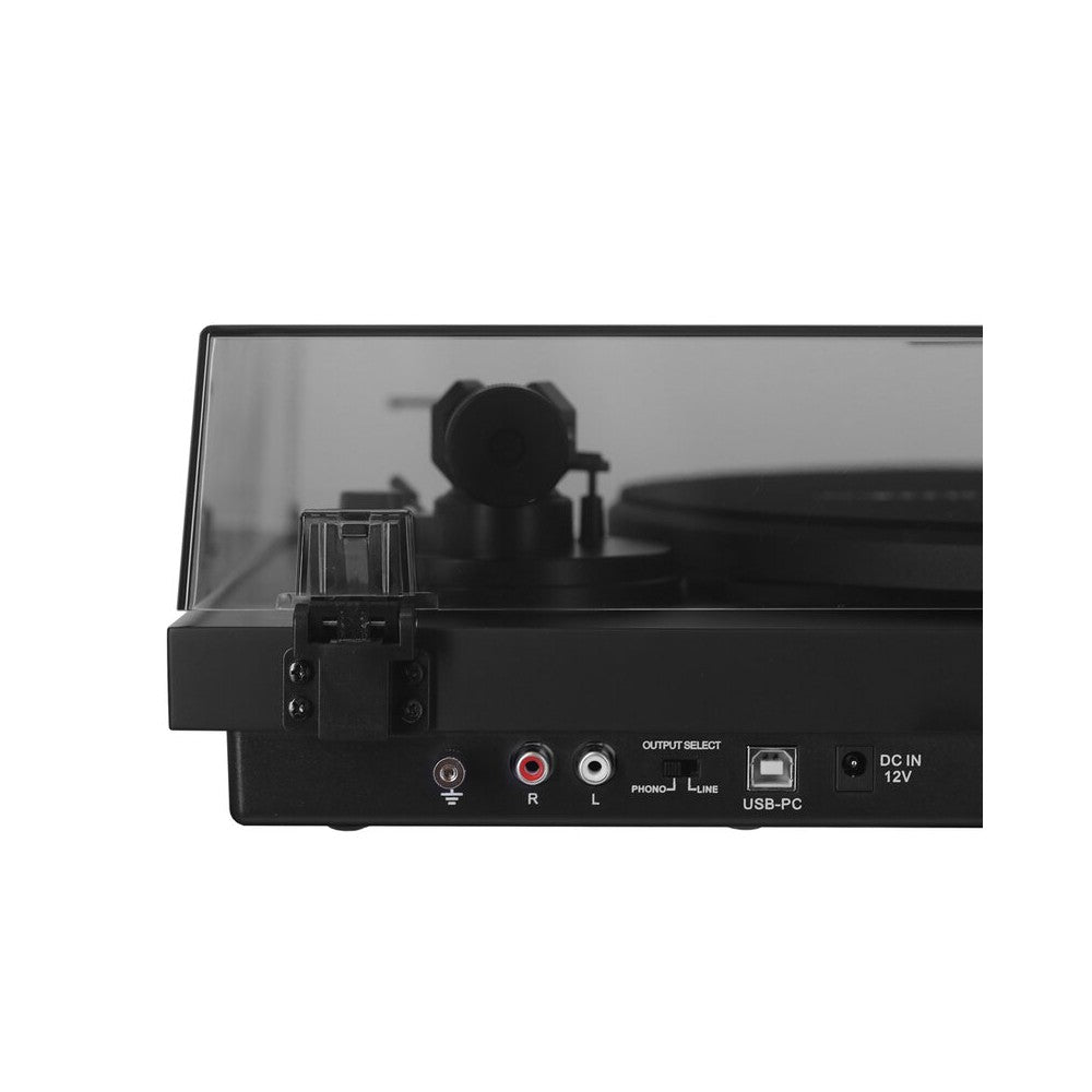 Enova Hifi Tocadiscos Hi-Fi con transmisión por correa, Bluetooth y USB, preamplificador RIAA integrado, cartucho Audio Technica AT3600L, ma