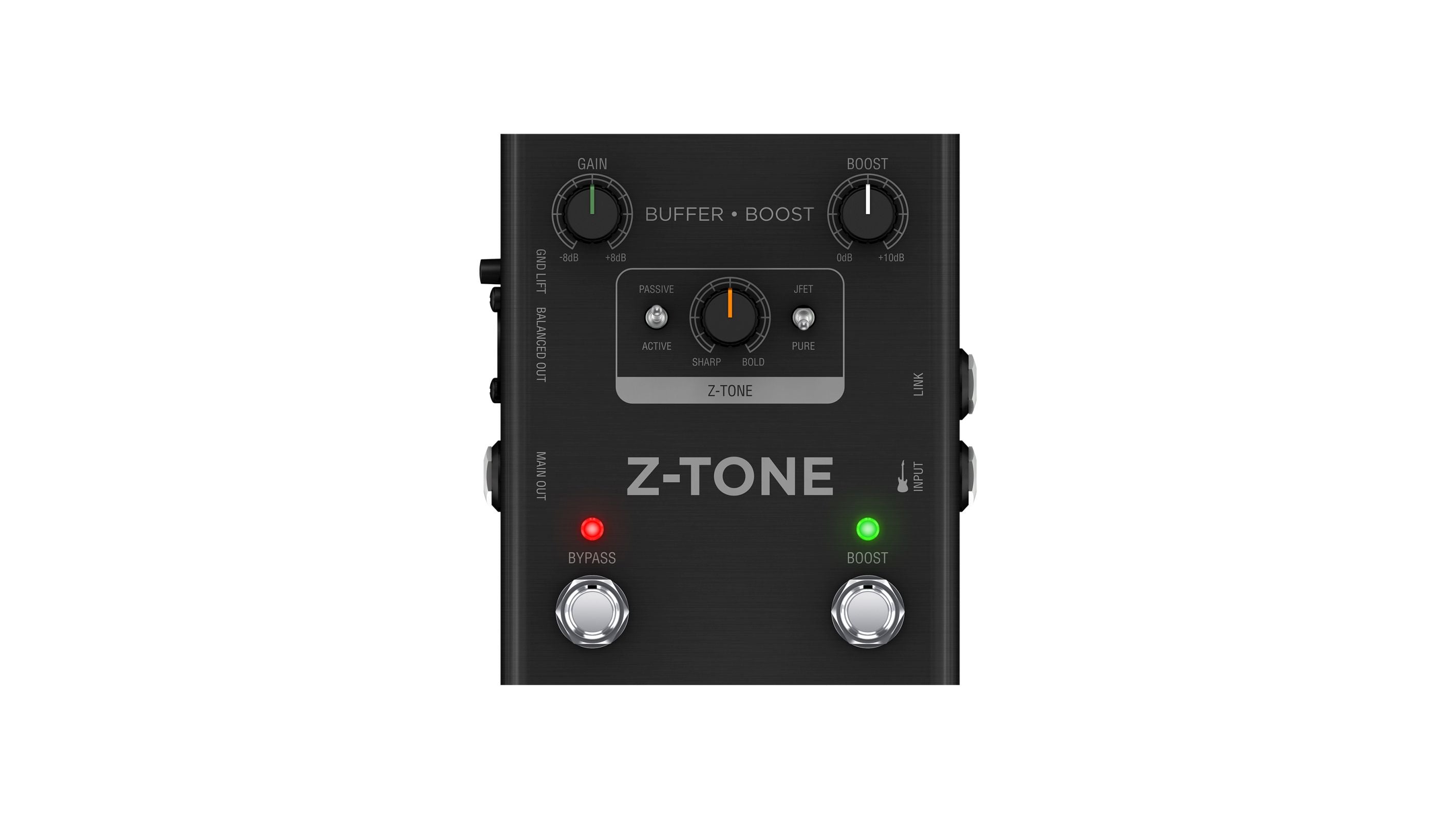 IK MULTIMEDIA Z-TONE Buffer Boost - Preamplificatore/DI/Buffer a pedale