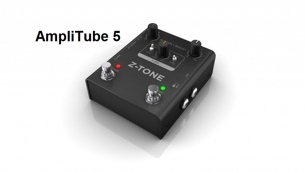 IK MULTIMEDIA Z-TONE Buffer Boost + AmpliTube 5 - Preamplificatore/DI/Buffer a pedale