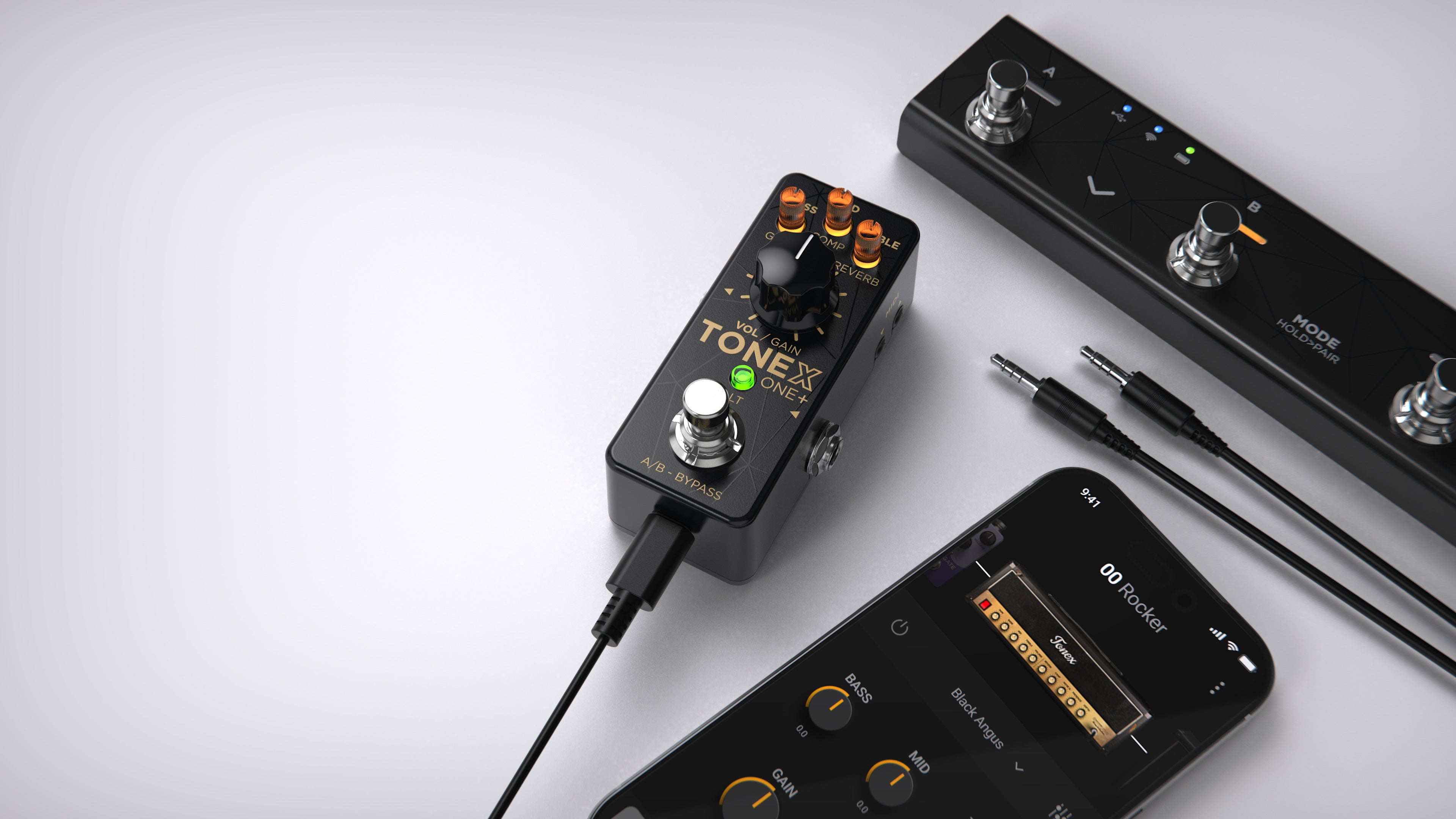 IK MULTIMEDIA TONEX ONE+ PEDAL - Modeling Pedal per chitarra e basso MIDI+Bluetooth®