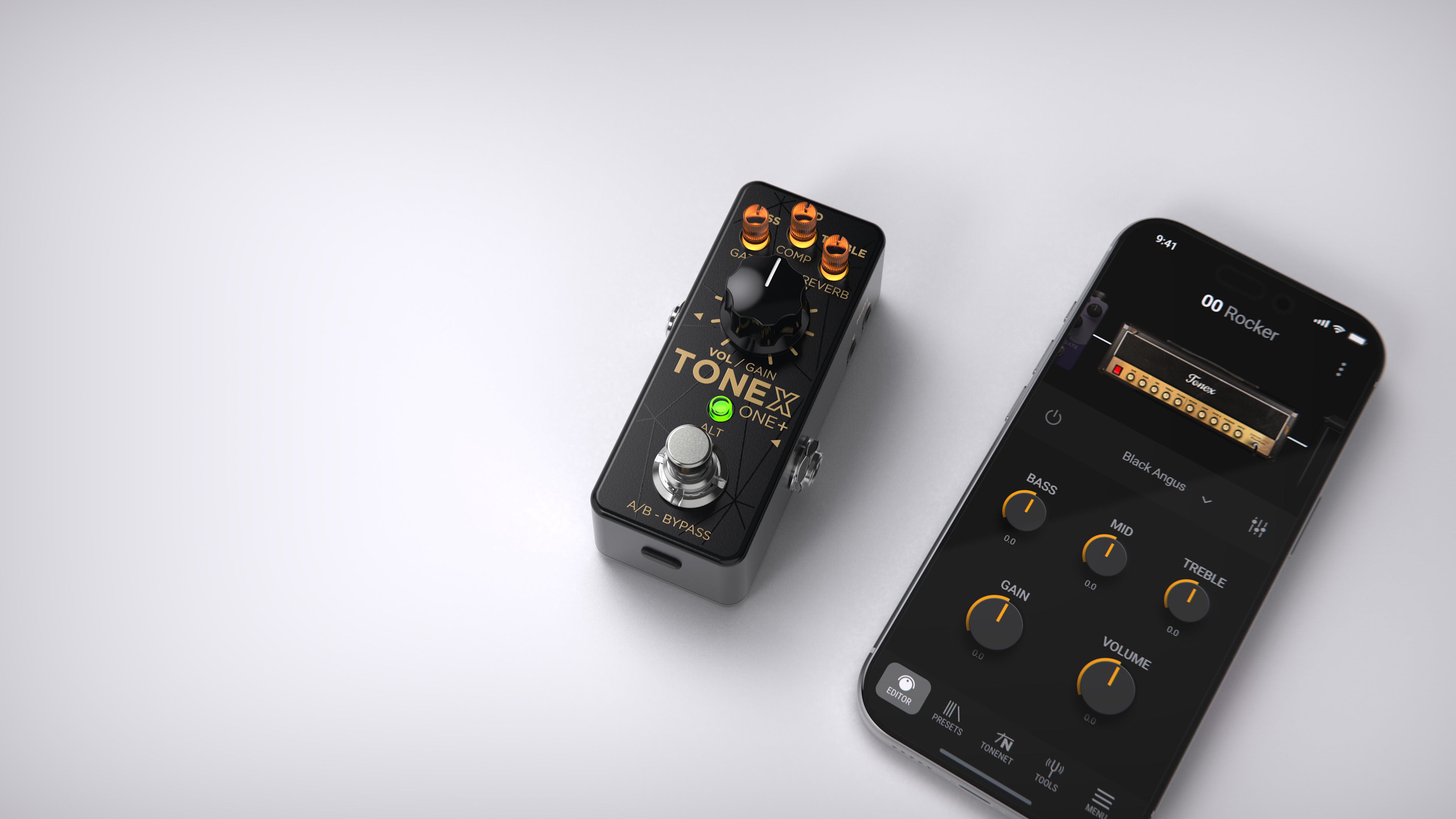 IK MULTIMEDIA TONEX ONE+ PEDAL - Modeling Pedal per chitarra e basso MIDI+Bluetooth®