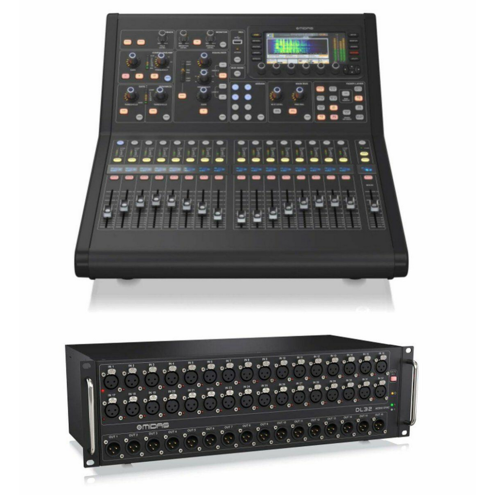 MIDAS M32R Live + Stagebox DL32 Bundle