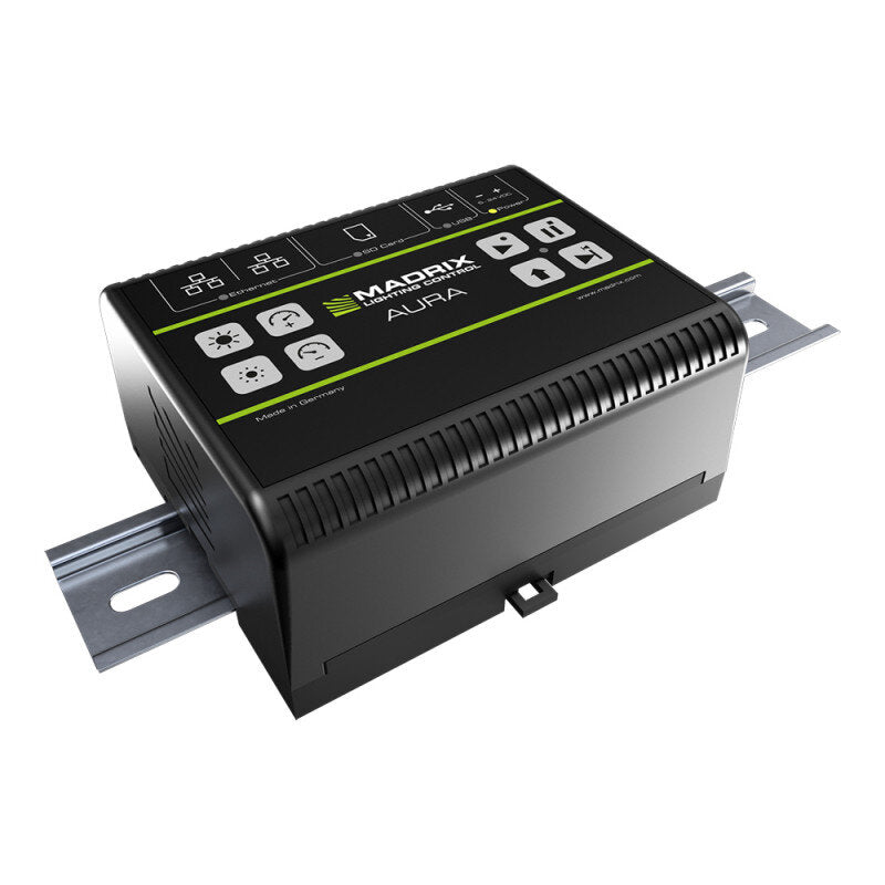 MADRIX AURA 32 Stand-alone recorder / player, 32 universes over network, DIN rail