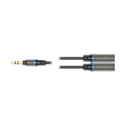 IK MULTIMEDIA iLine Headphone Splitter - cavo jack stereo da 1/8'' maschio/due jack stereo 1/4'' femmina