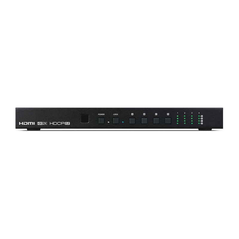 CYP OR-44-4K22 4 x 4 HDMI matrix switcher supporting full 4K 60 4:4:4, HDR and HDCP 2.2, flexible control via IR, RS‑232, Telnet and WebGUI