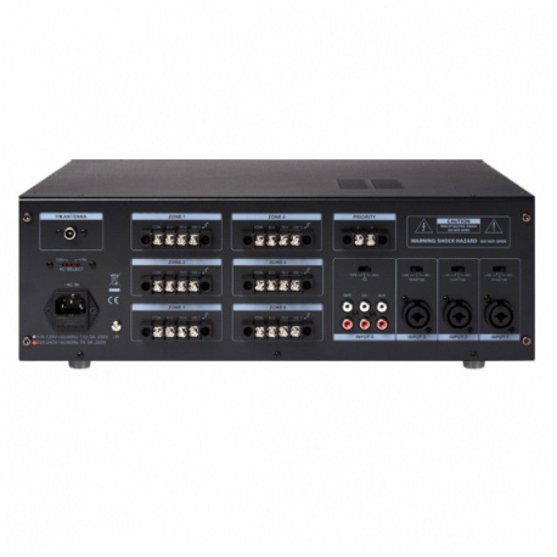 Rondson AM-6100 Matrix amplifier 6 x 100 W, Bluetooth, FM tuner/ USB / SD