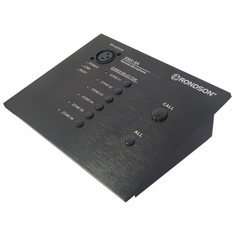 Rondson AMX-6A 6-zone microphone desk for AMX-6120/6240