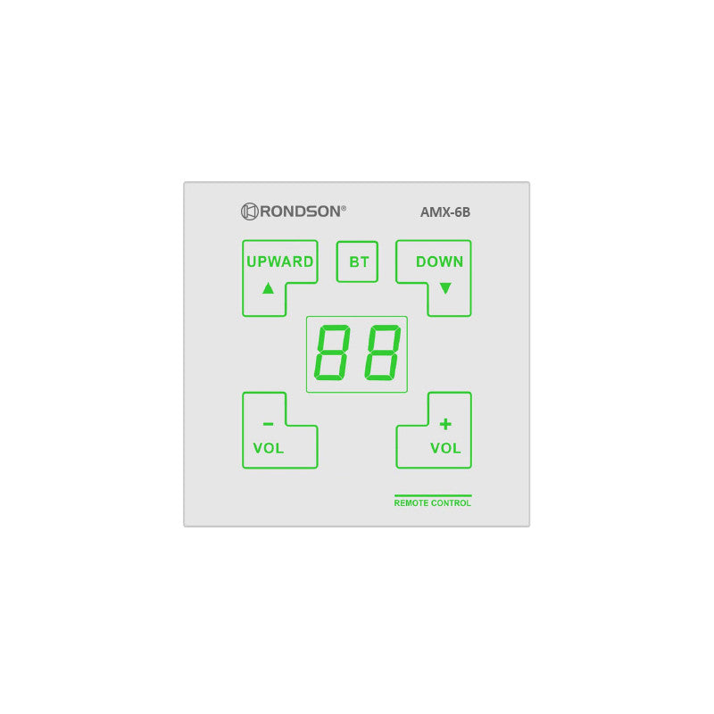 Rondson AMX-6B Remote control wall panel for AMX-6120/6240 - Bluetooth