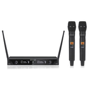 Rondson BE-1020/2MIC Dual diversity UHF set, 2 handheld microphones, 1 receiver, 663/676.6 MHz