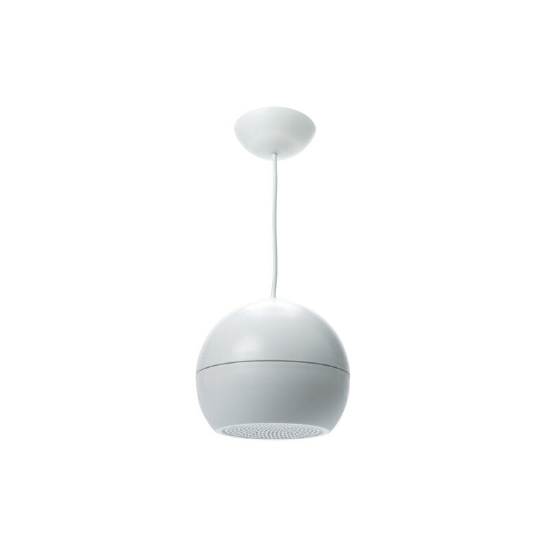 Rondson OD-506 FTB Omnidirectional spherical loudspeaker, 32 / 16 / 8 W on 100 V, white