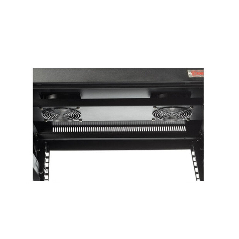 Rondson P26U N 26U steel cabinet 19" with glass front, lock, castors, 4 pairs of slides, 52 screws