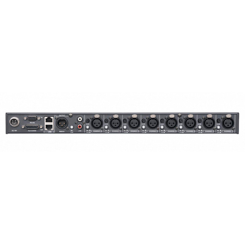 Rondson PM 8P 8 MIC inputs preamplifier with selectable priorities, 19" 1U