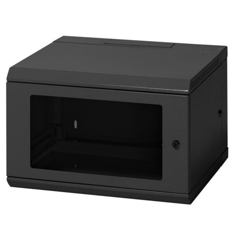 Rondson WR6U N 19" black rack wall box 6U