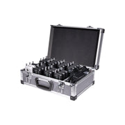 Rondson WT-300E Tour guide system pack with charger case, 2 transmitter + LM72 A, 22 receiver + EM101