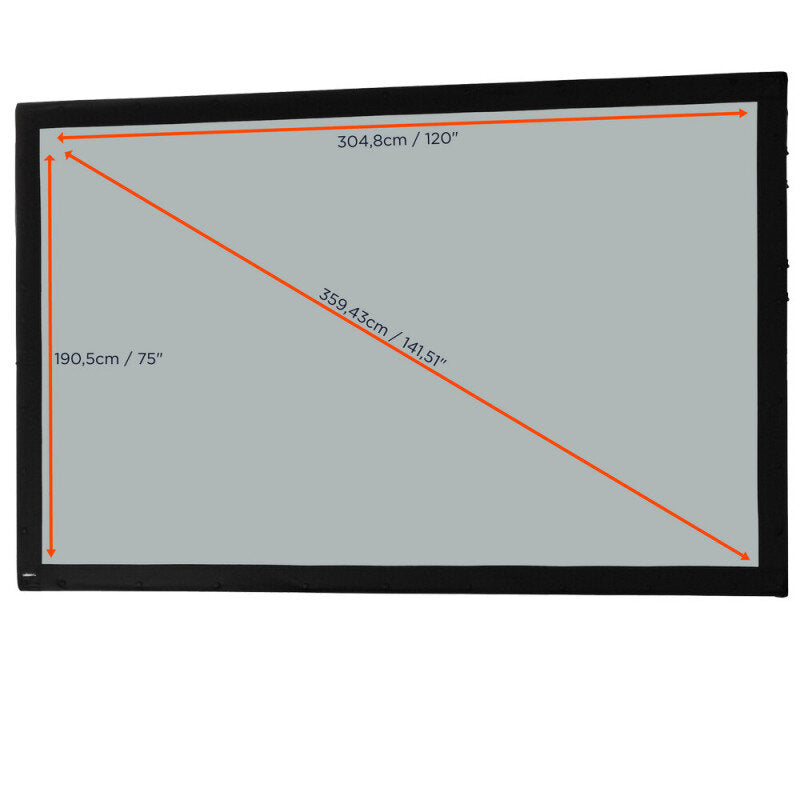 Celexon Mobile Expert Fabric for Folding Frame, rear projection, 305 x 190 cm, 16:10
