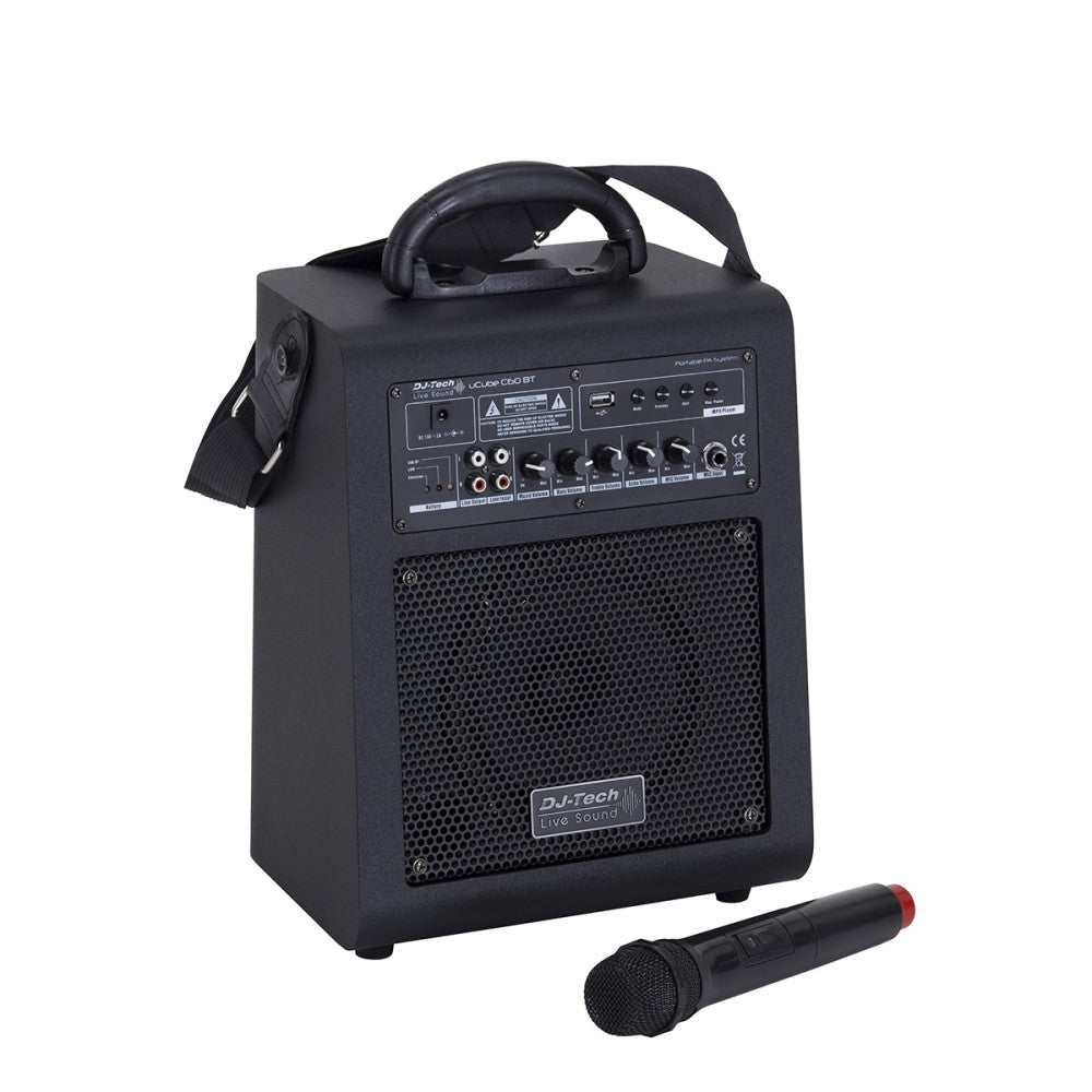 DJTECH UCUBE C60 BT Diffusore a batteria da 6,5"