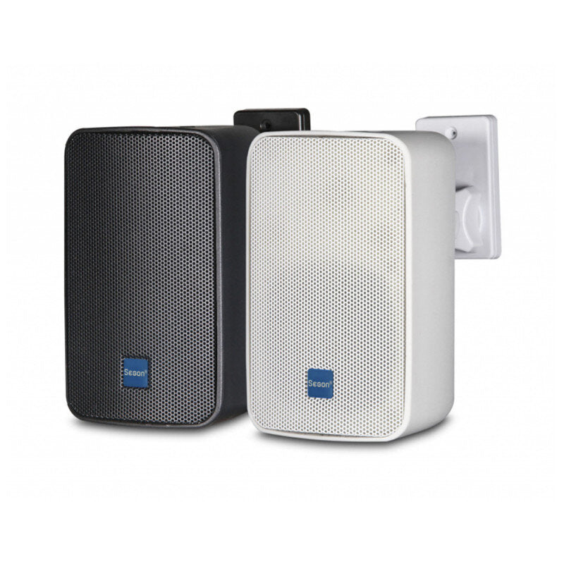 Rondson JS-EST40N 40 W wall-mounted passive loudspeaker, 100 V and low impedance, IP46, black color