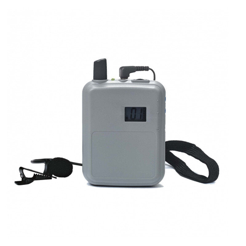 Rondson WT-300T Transmitter box with tie microphone for tour guide system WT-300