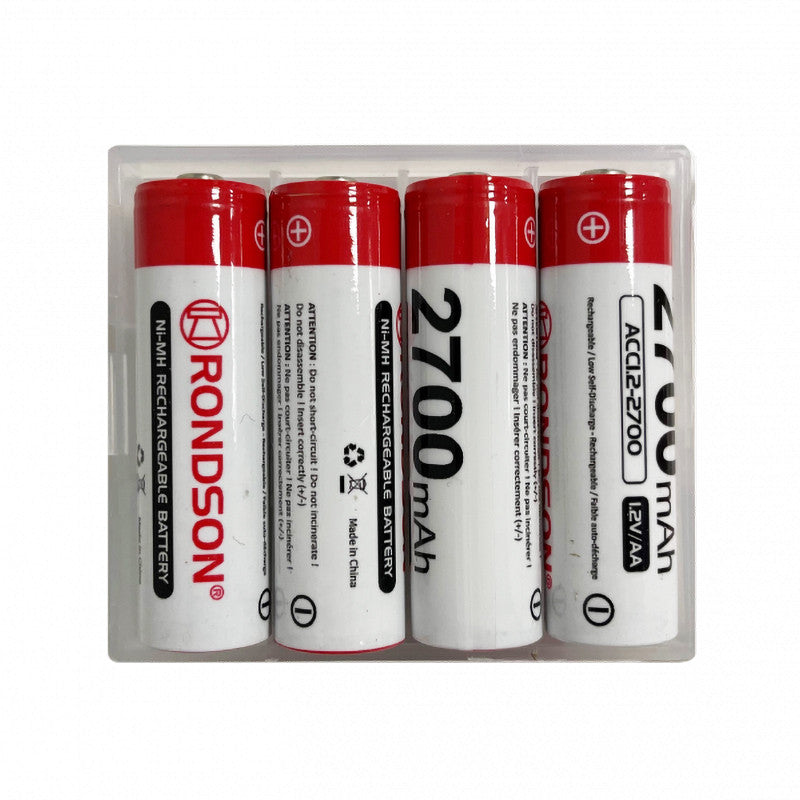 Rondson ACC1.2-2700-50 Pack of 50 rechargeable NiMH batteries 1.2 V- 2700 mAh