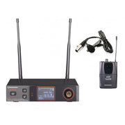 Rondson BE-5018/PT-10 UHF diversity package, transmitter box + bodypack microphone + True Diversity UHF receiver, half-rack