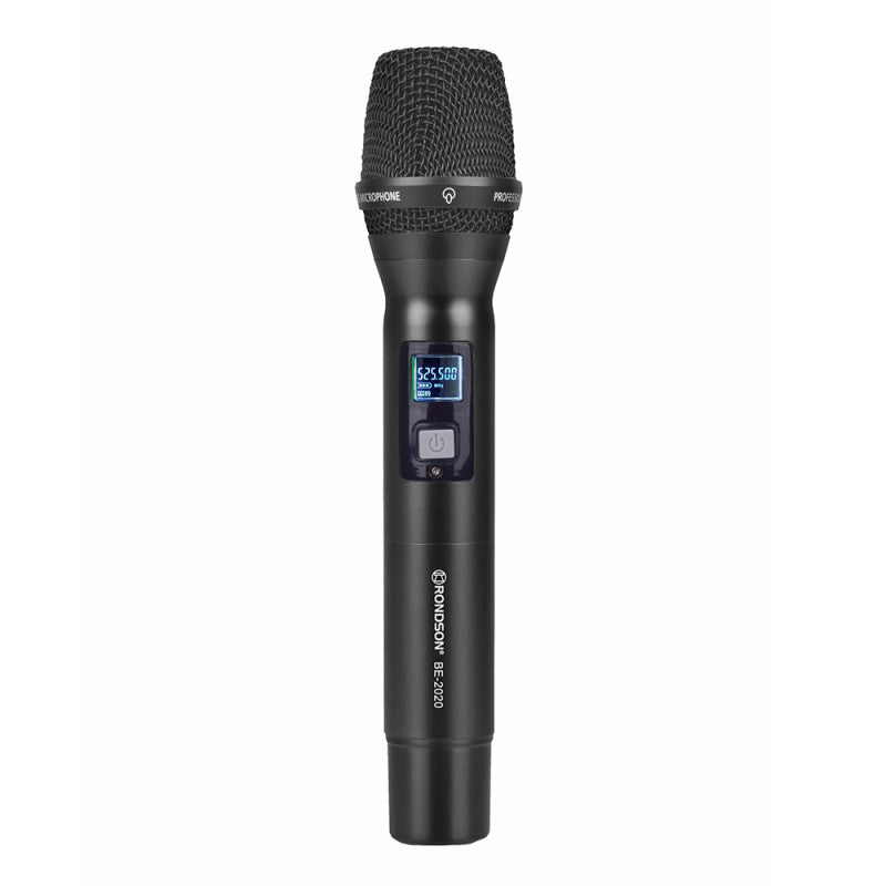Rondson BE-2020/2MIC Dual diversity UHF set, 2 handheld microphones, 500 - 700 MHz