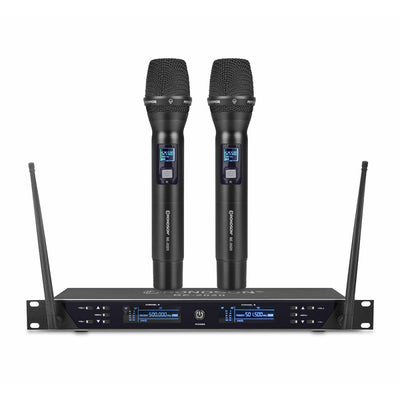 Rondson BE-2020/2MIC Dual diversity UHF set, 2 handheld microphones, 500 - 700 MHz