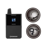 Rondson BE-2020BP Bodypack microphone with lavalier and headworn microphones compatible with UHF BE-2020 receiver, 500 - 700 MHz