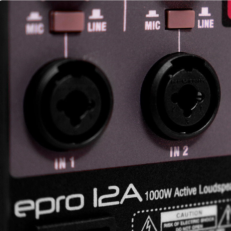 Elokance ePro 12 A 1000 W 2 ways high-end professional active PA loudspeaker with 12" woofer, DSP