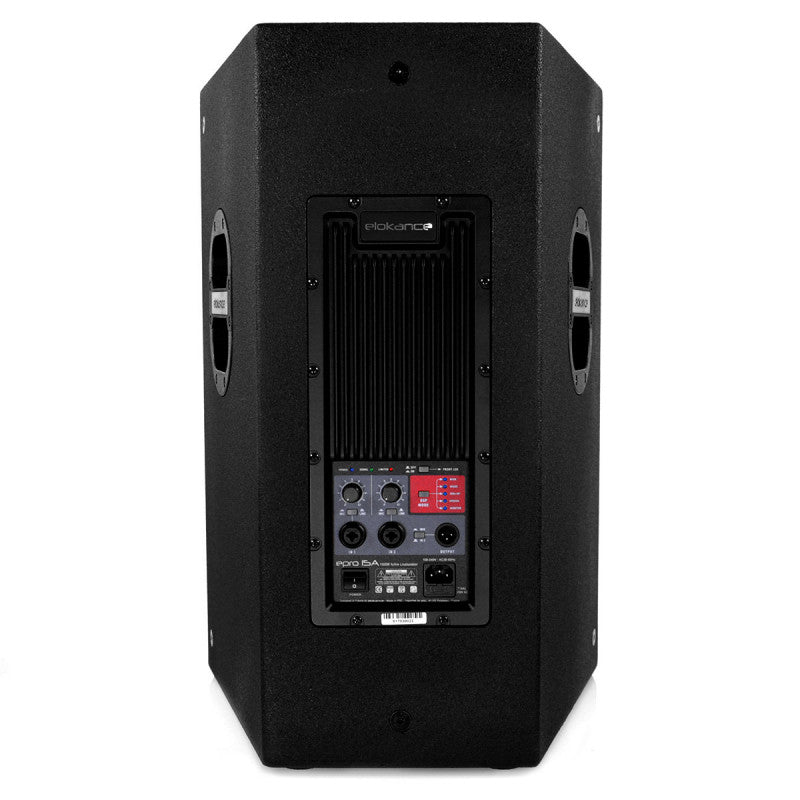 Elokance ePro 15 A 1000 W high-end professional active PA loudspeaker with 15" woofer, DSP