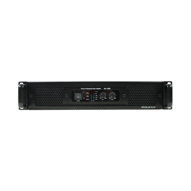 Elokance HA 1000 2 x 500 W @ 4 ohm Class-H professional PA power amplifier